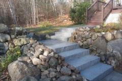 Granite Steps installed in Meredith, NH