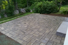 Techo-Bloc Permeable Paver Patio installed in New Hampshire