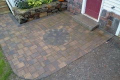 Paver Entrance way done in Center Harbor, NH