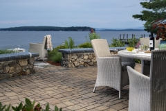 Waterfront Patio Permeable Pavers New Hampshire