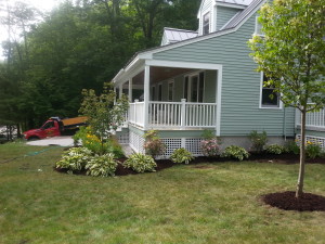After Picture Landscape Design Wolfeboro New hampshire