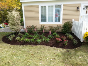 After Picture of landscaping in Laconia New Hampshire